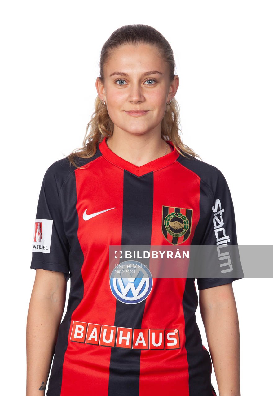 Brommapojkarnas Felicia Thörngren poserar för ett porträtt den 4 mars 2020 i Stockholm.
