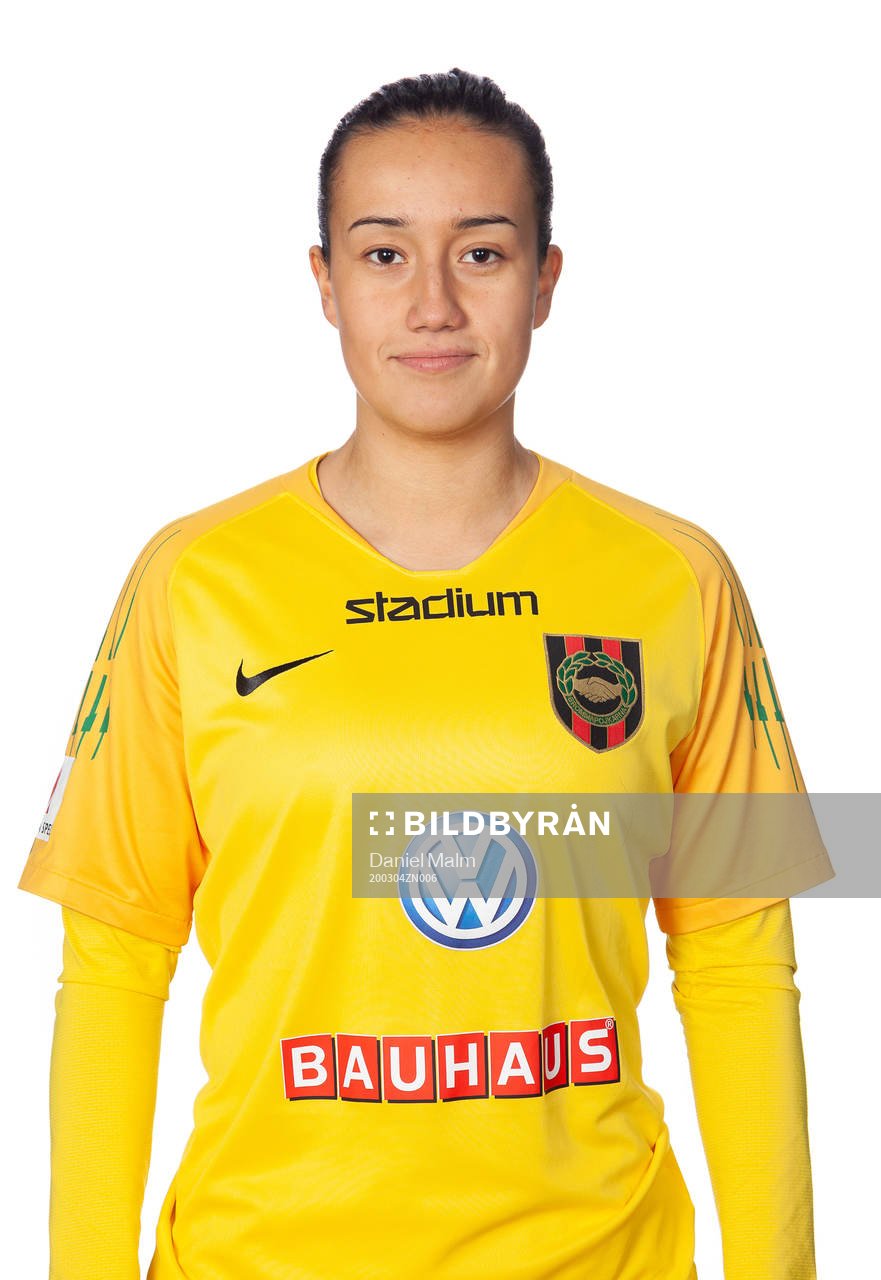 Brommapojkarnas målvakt Karolina Bucaro Stenman