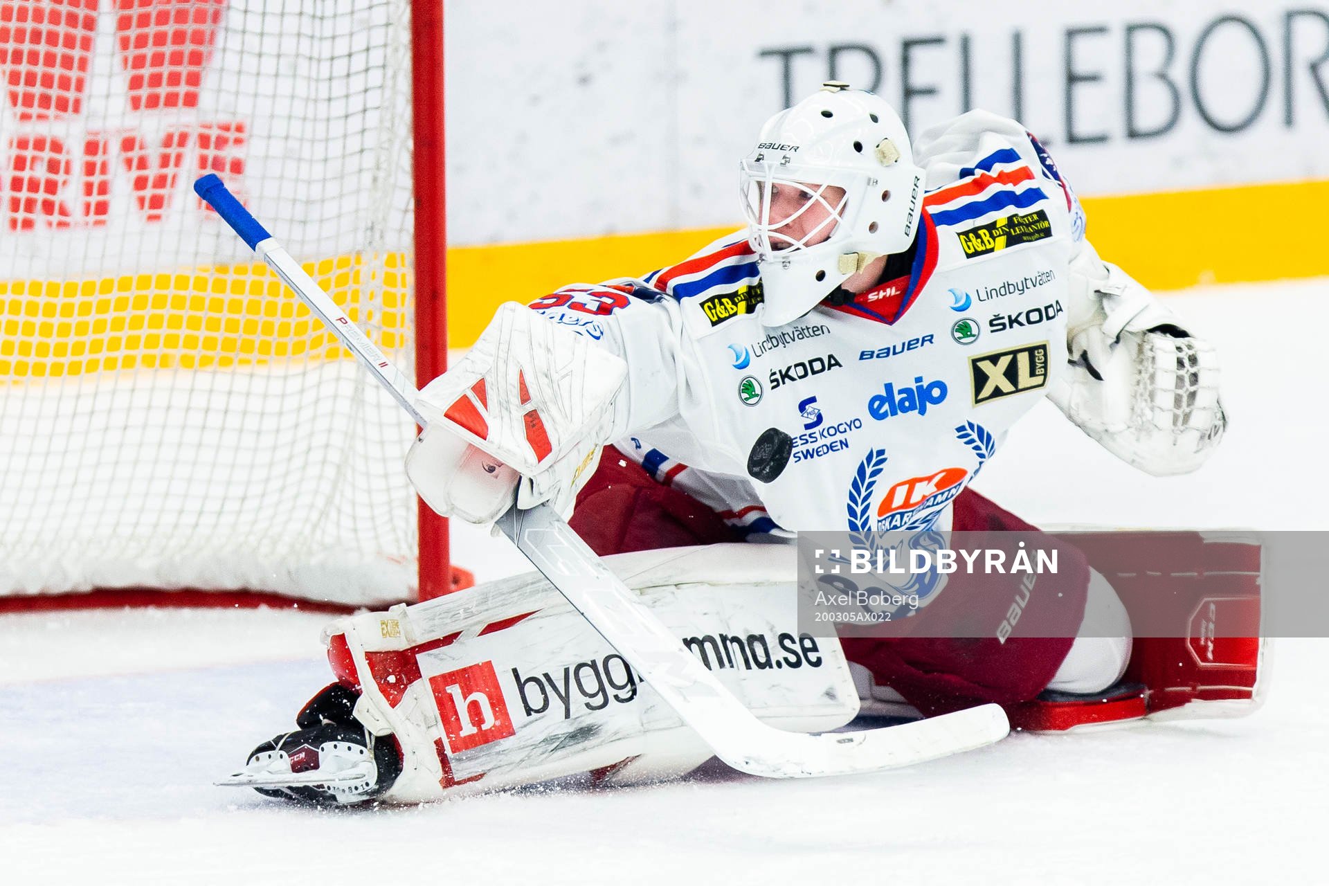 Oskarshamns målvakt Daniel Rosengren