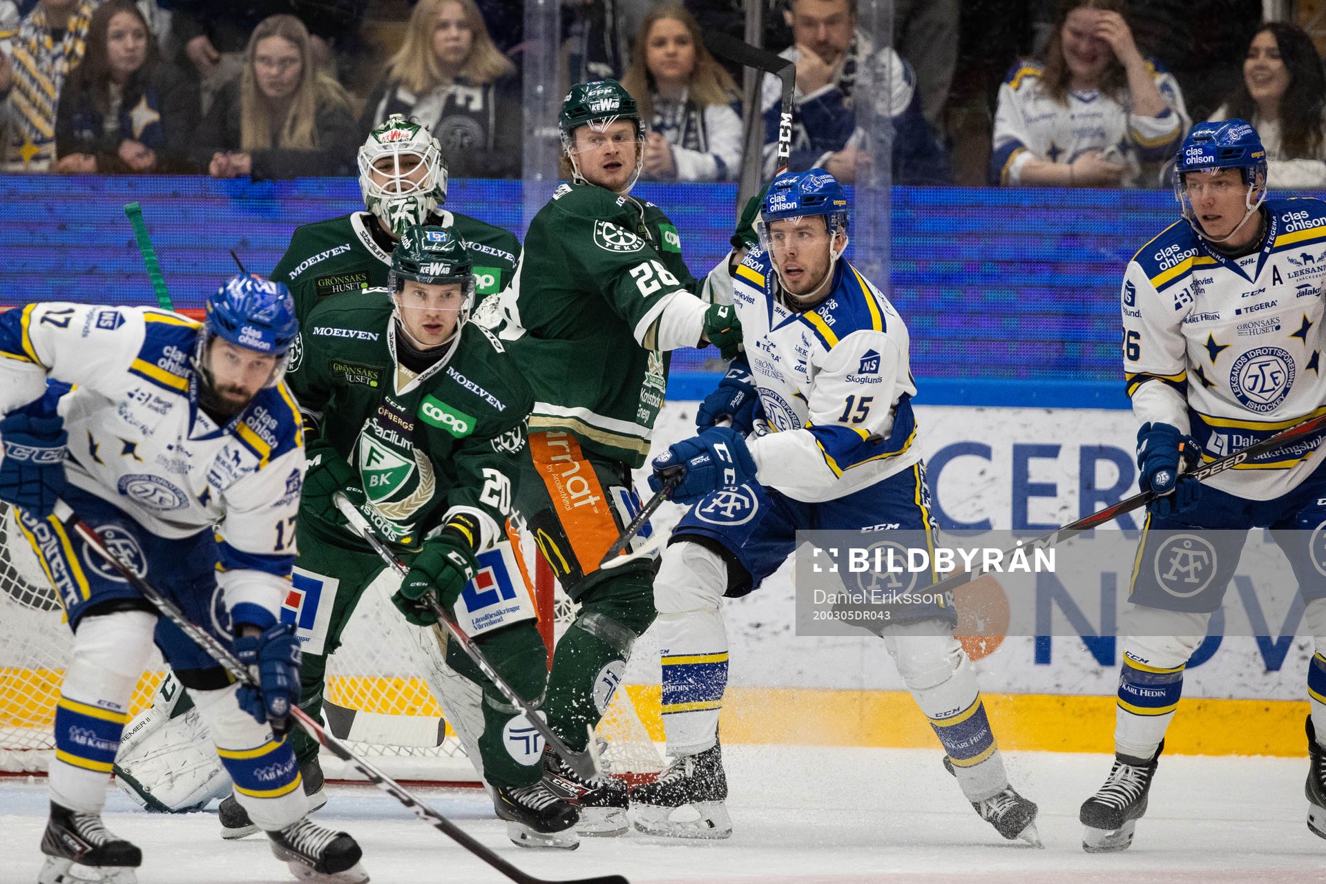 Leksands Daniel Olsson Trkulja och Färjestads Aleksi