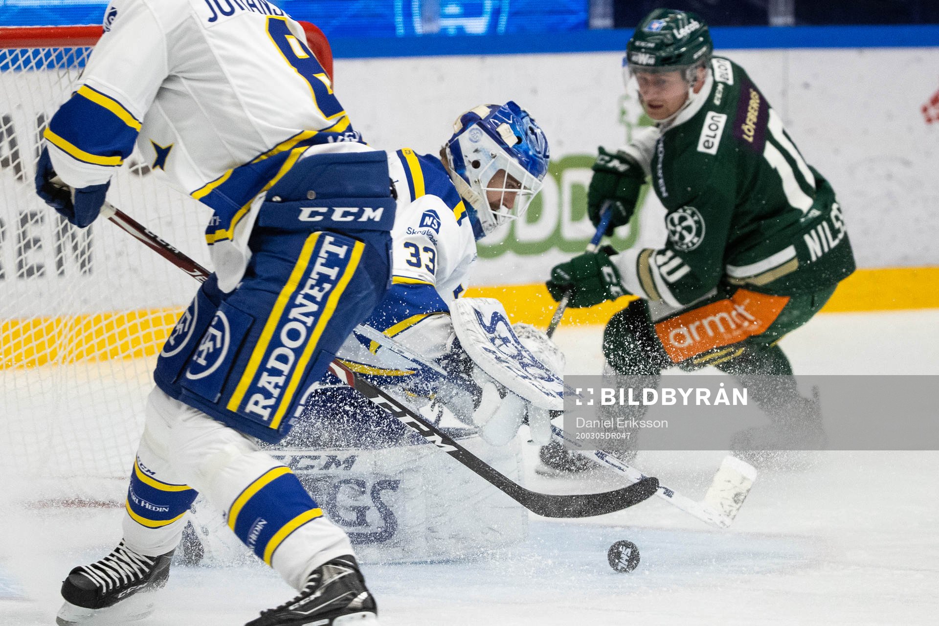 Leksands målvakt Axel Brage