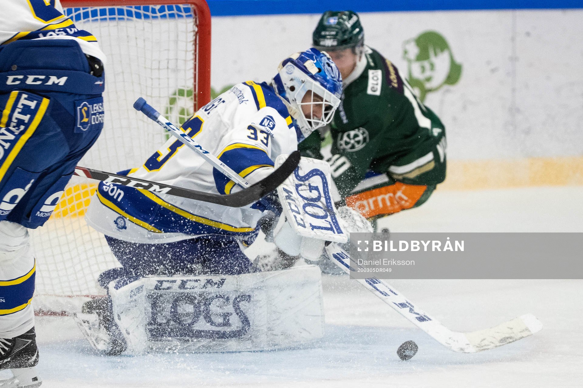 Leksands målvakt Axel Brage