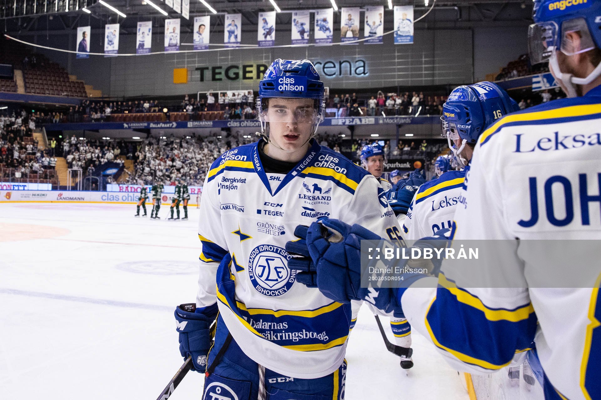 Leksands Nils Åman jublar