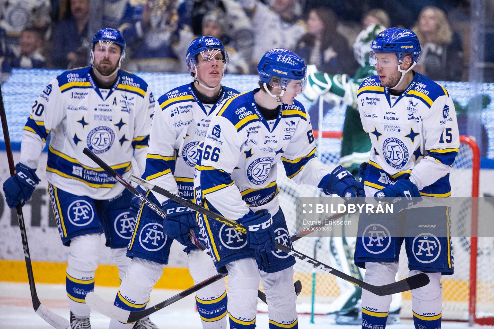 Leksands Nils Åman jublar