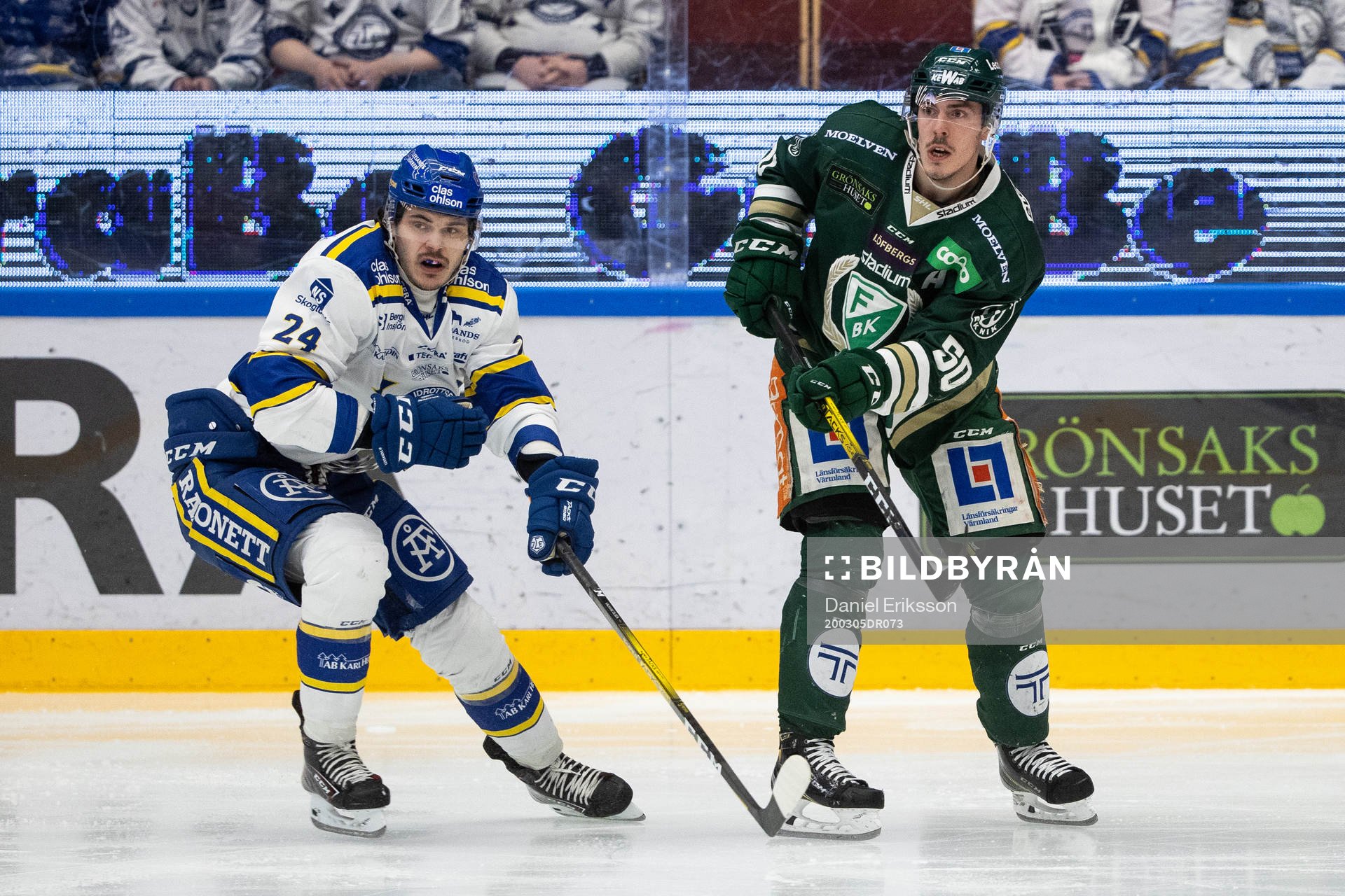 Leksands Thomas Valkvae Olsen och Färjestads Sebastian