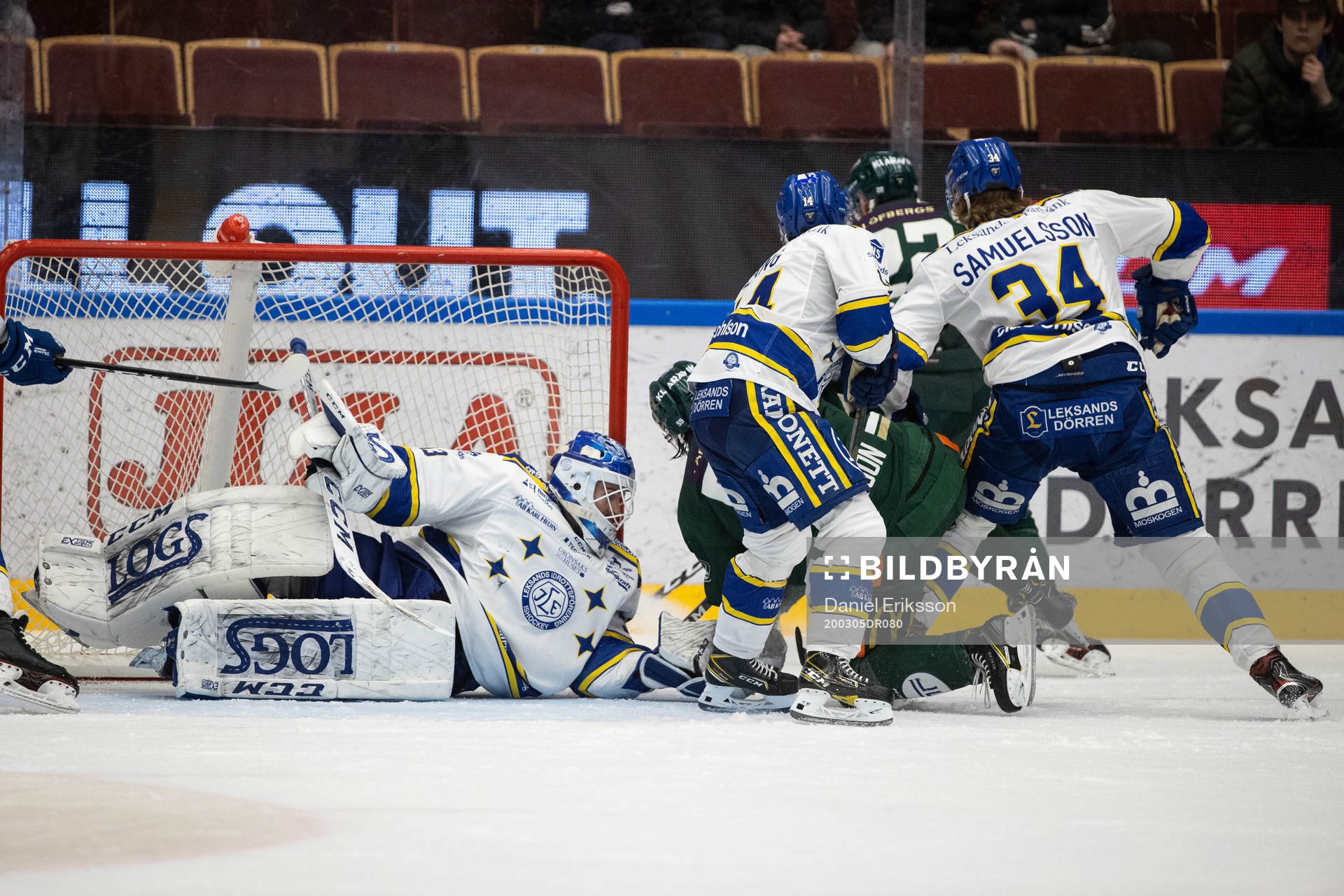 Leksands målvakt Axel Brage