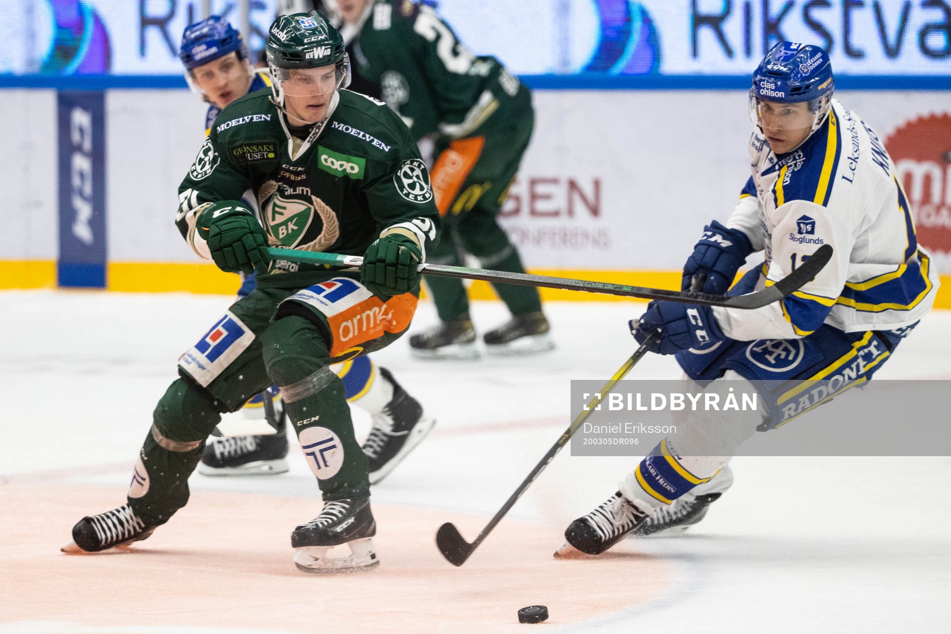 Färjestads Carl Jakobsson och Leksands Jon Knuts