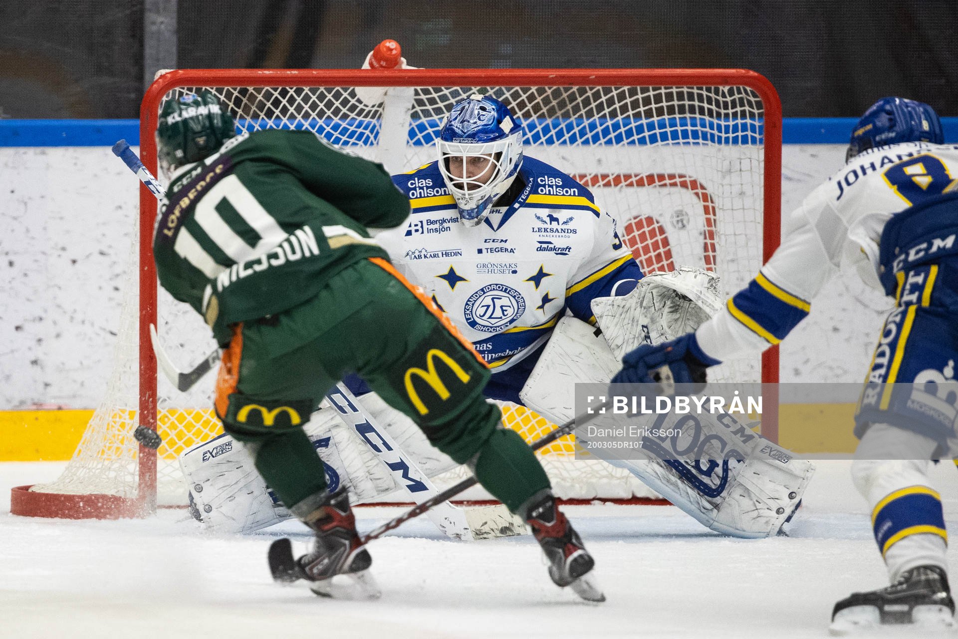 Leksands målvakt Axel Brage