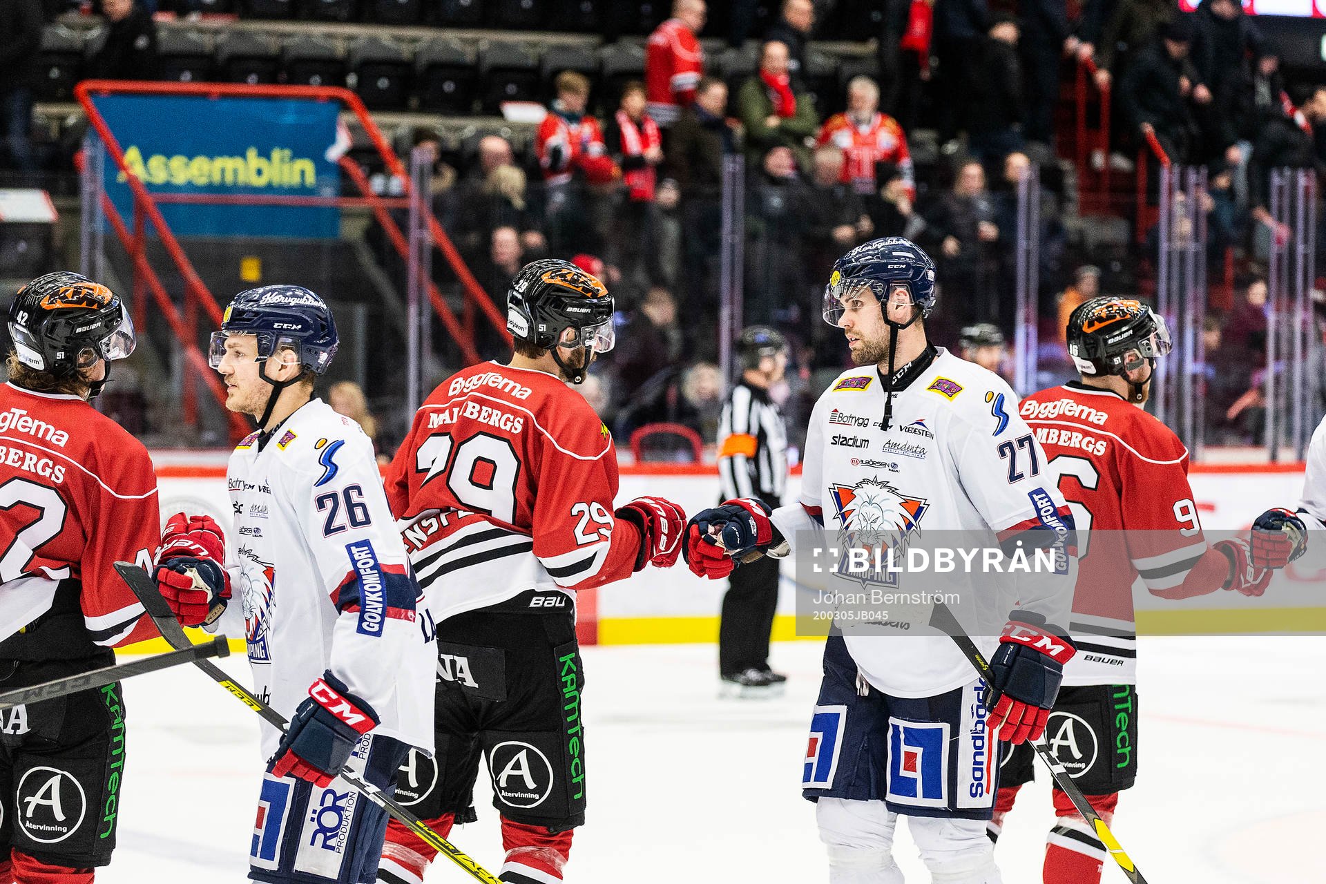 Örebros Ludvig Rensfeldt och Linköpings Dan Pettersson