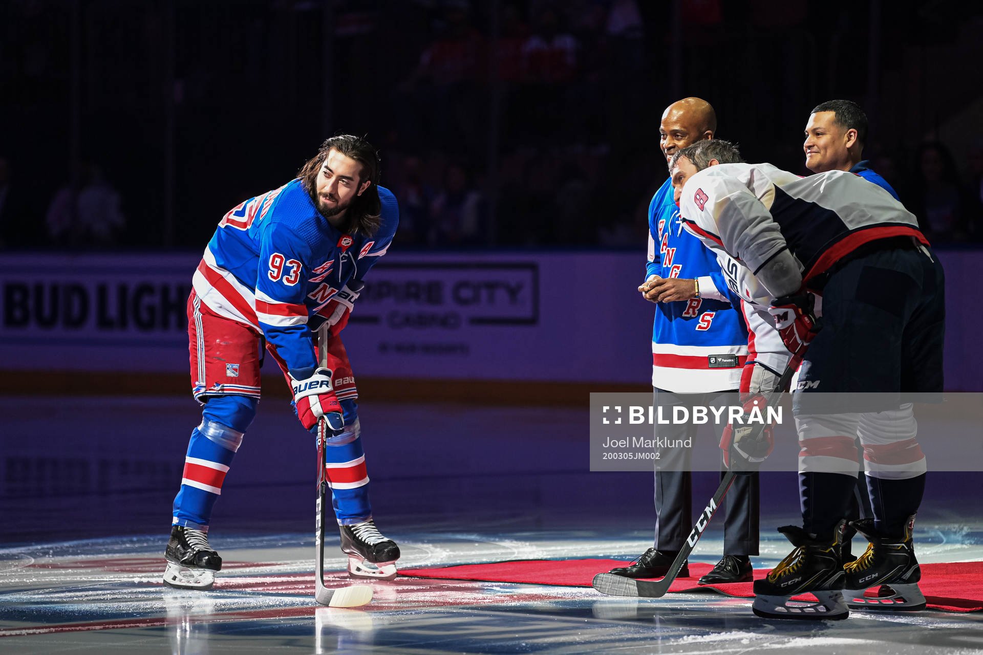New York Rangers Mika Zibanejad and Washington Capitals