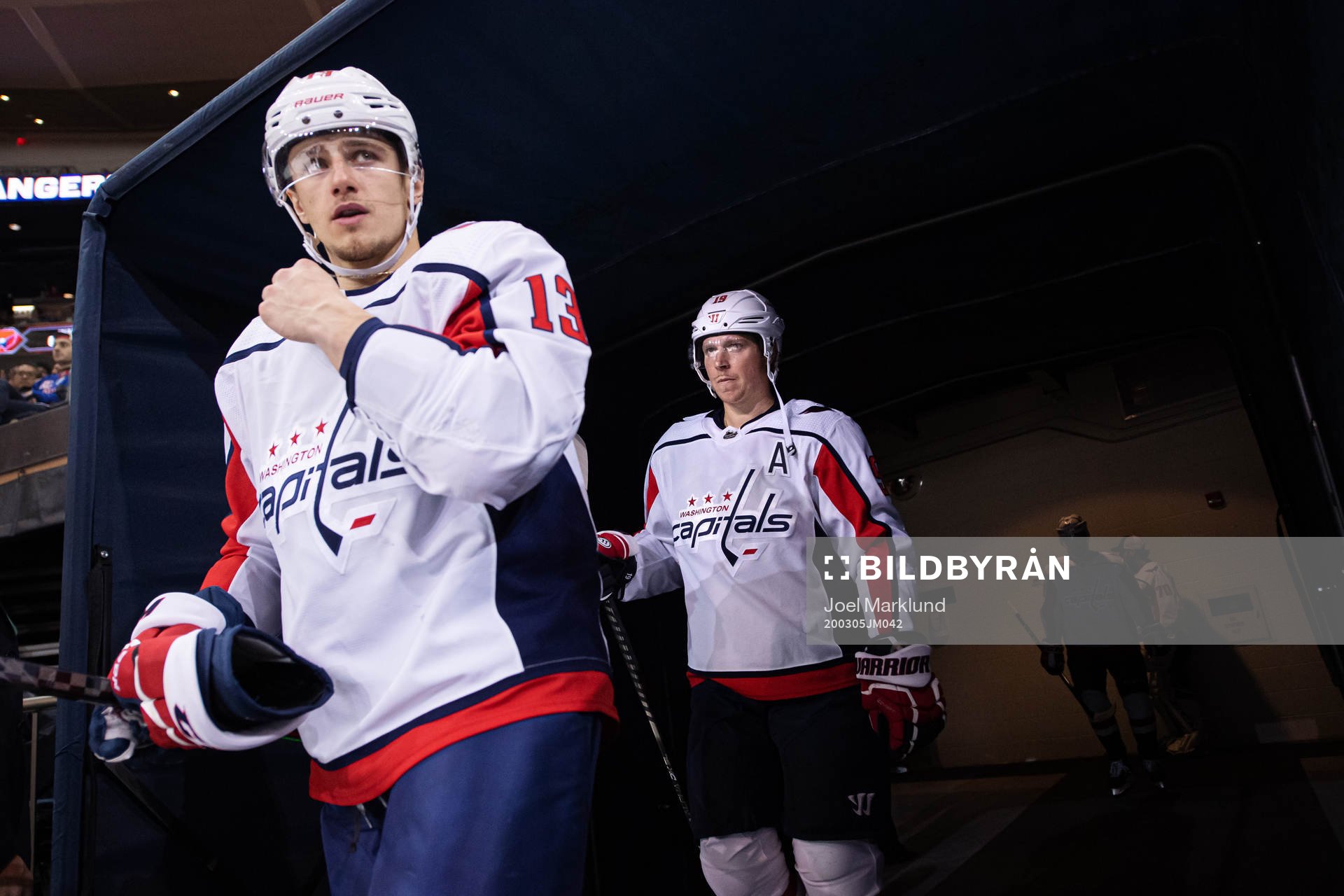 Washington Capitals Jakub Vrana and Nicklas Bäckström