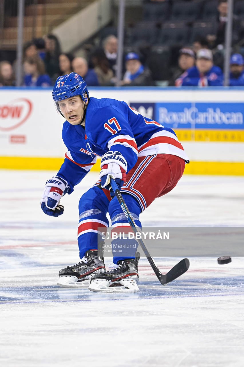 New York Rangers Jesper Fast