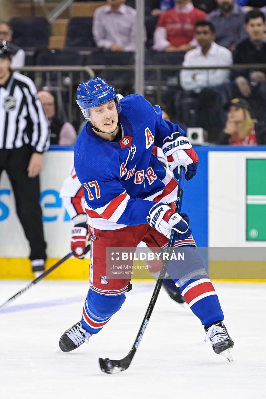 New York Rangers Jesper Fast