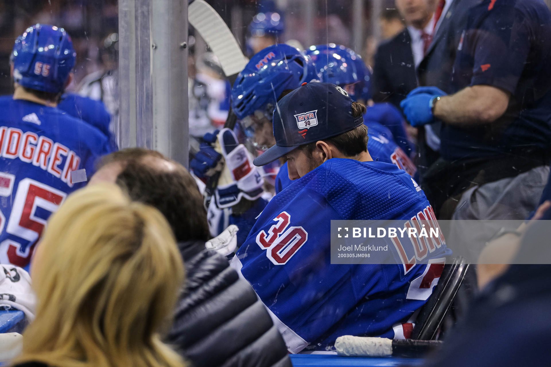 New York Rangers goaltender Henrik Lundqvist
