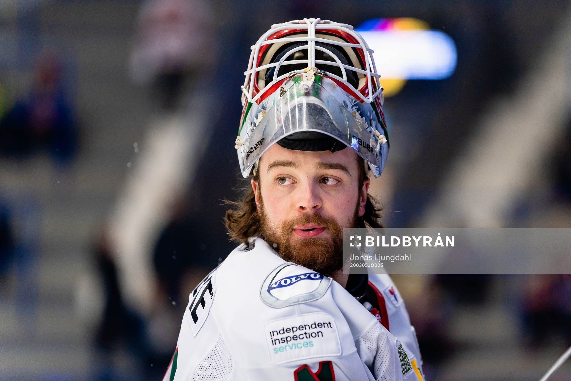 Frölundas målvakt Niklas Rubin