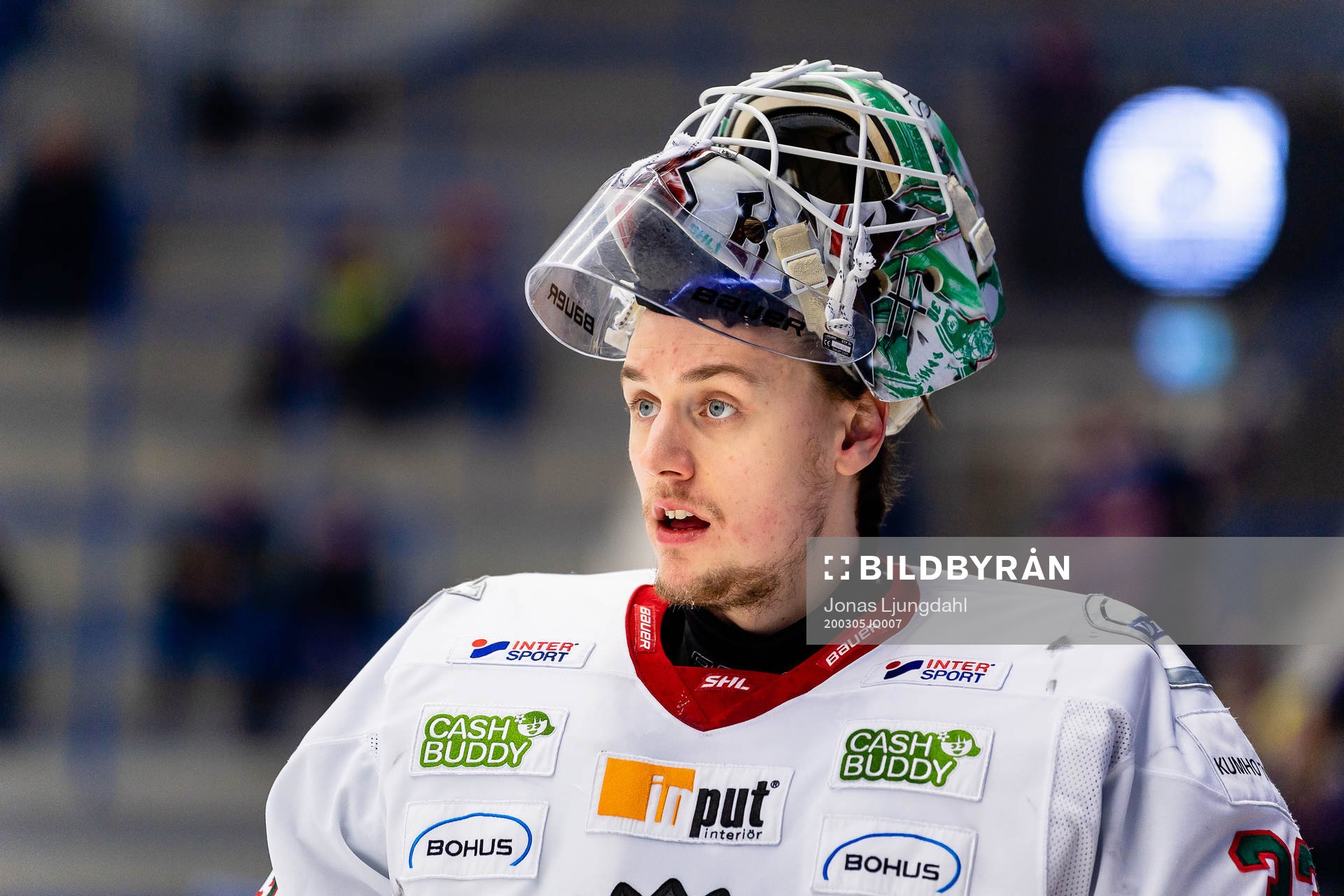 Frölundas målvakt Johan Mattsson