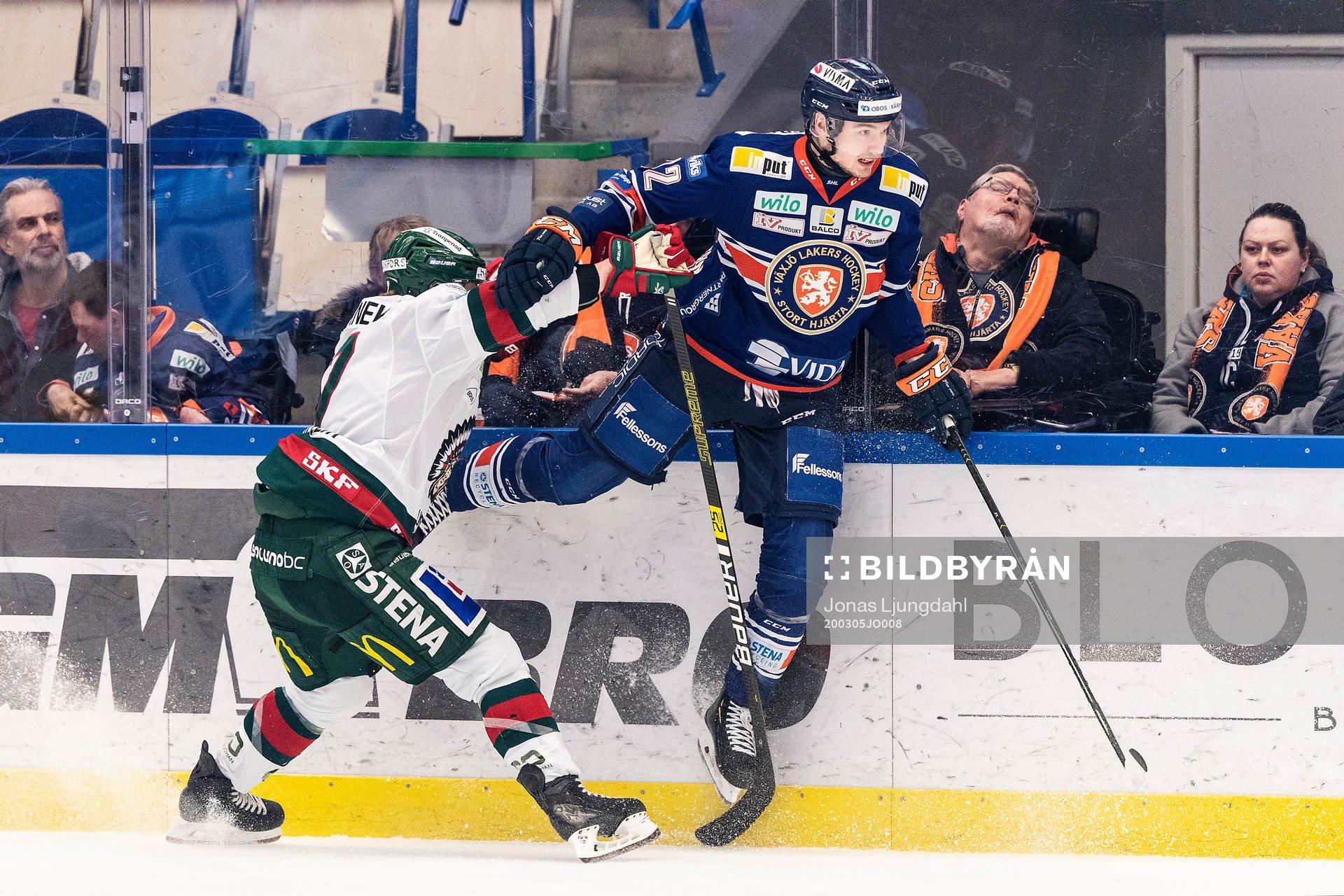 Frölundas Karl Stollery och Växjös Jacob