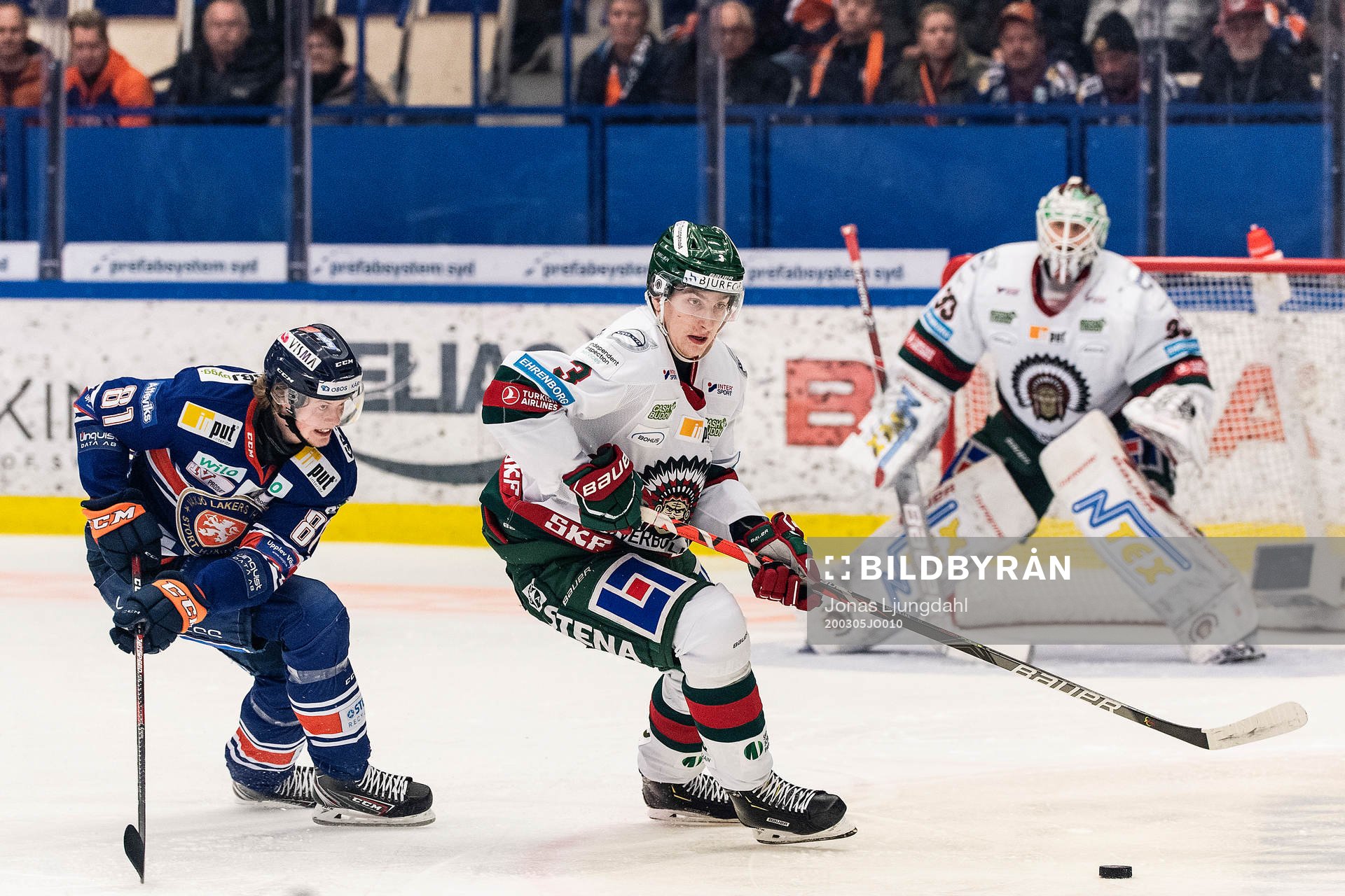 Växjös Fredrik Karlström och Frölundas Jacob Moverare