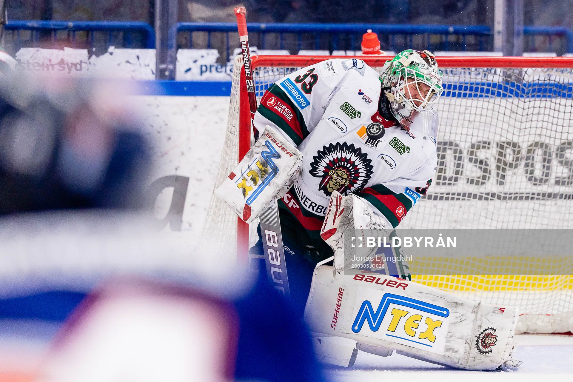 Frölundas målvakt Johan Mattsson
