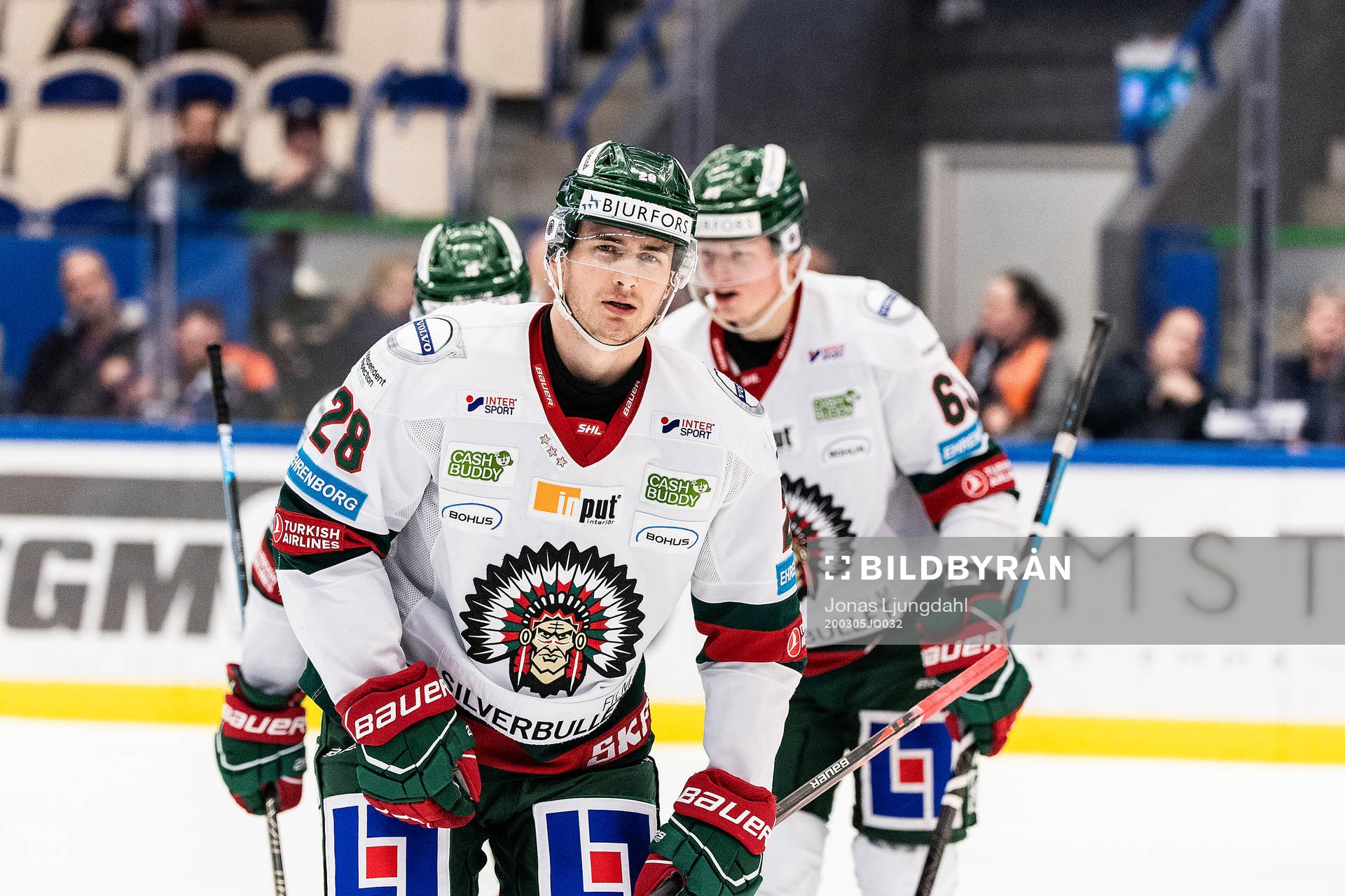 Frölundas Johan Sundström jublar