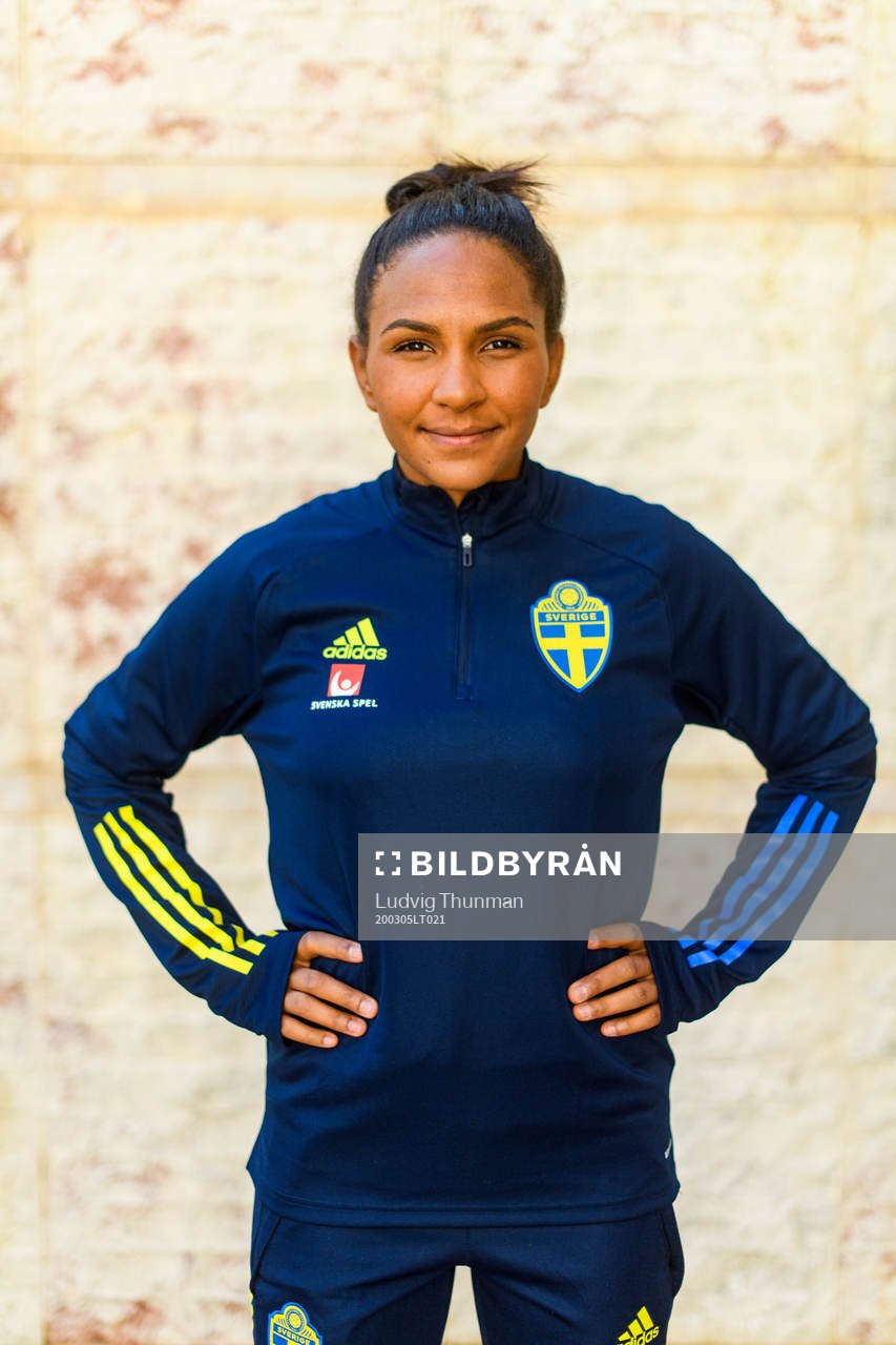 Madelen Janogy poses for a portrait
