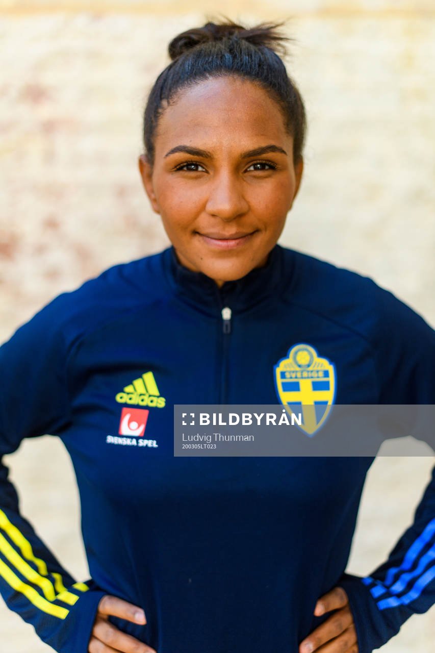 Madelen Janogy poses for a portrait