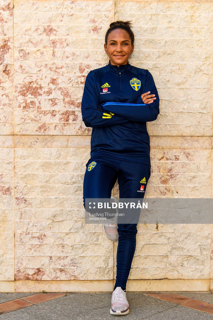 Madelen Janogy poses for a portrait