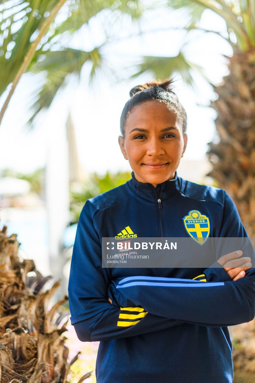 Madelen Janogy poses for a portrait