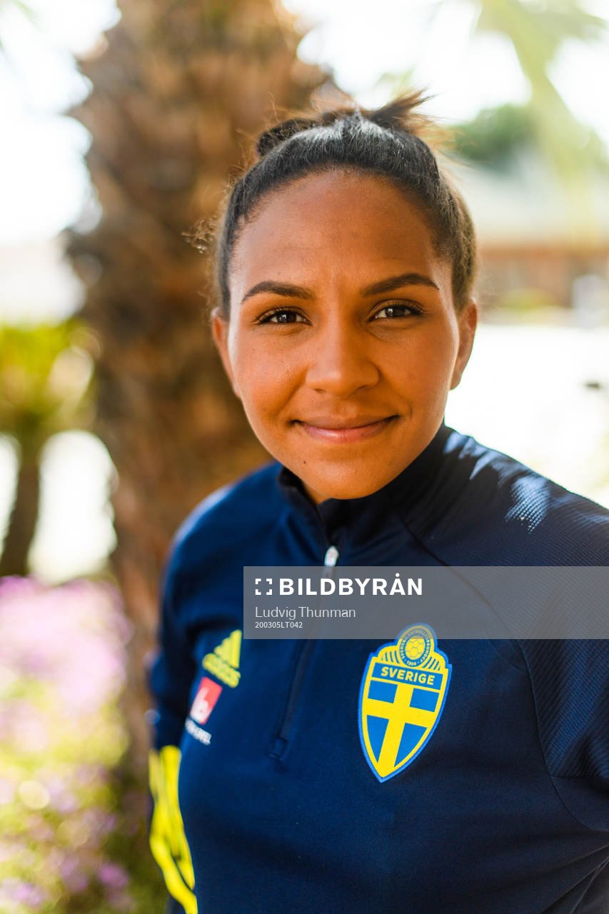 Madelen Janogy poses for a portrait