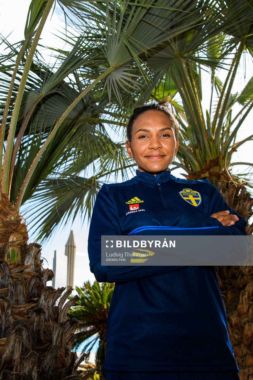 Madelen Janogy poses for a portrait