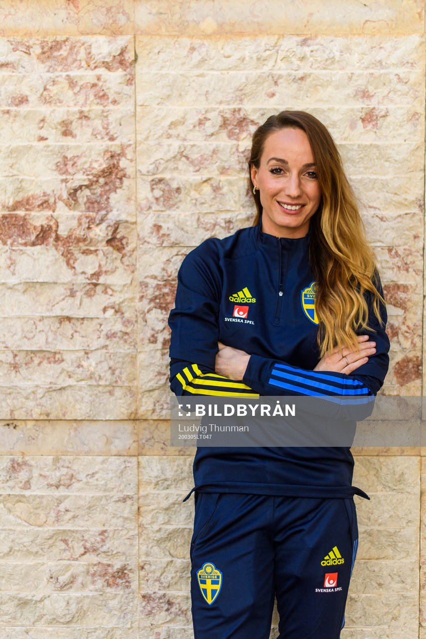 Kosovare Asllani poses for a portrait