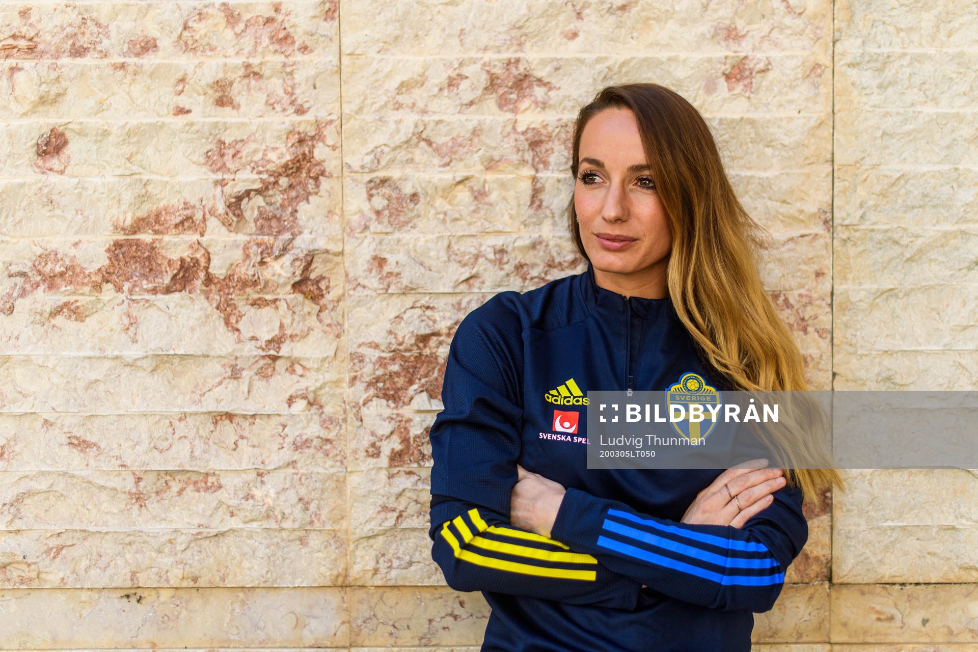 Kosovare Asllani poses for a portrait