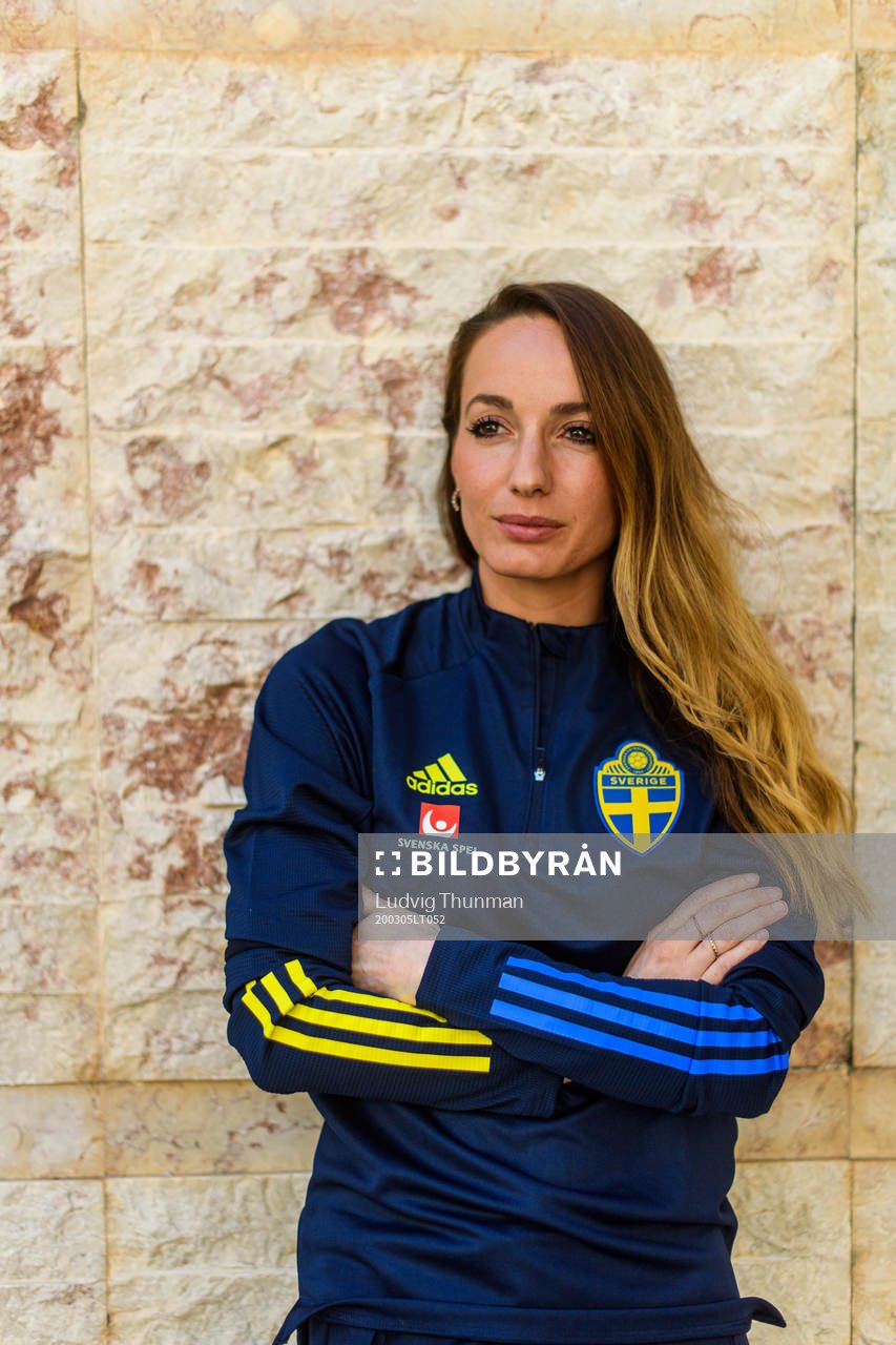 Kosovare Asllani poses for a portrait