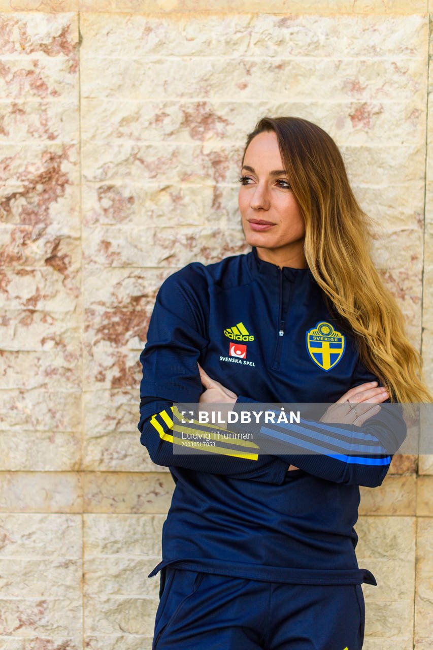 Kosovare Asllani poses for a portrait