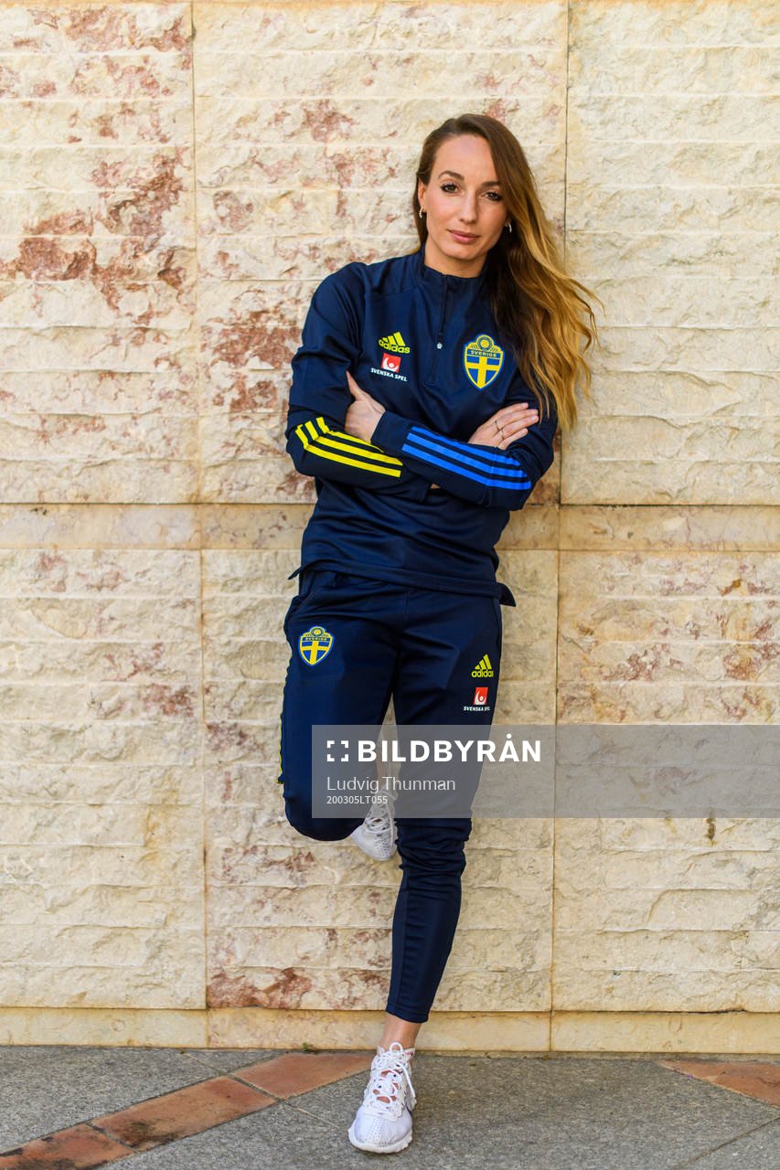 Kosovare Asllani poses for a portrait