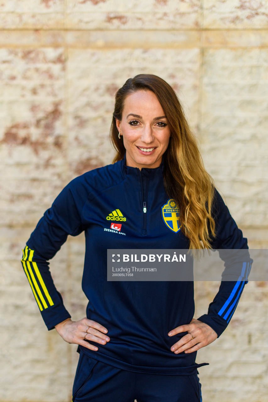 Kosovare Asllani poses for a portrait