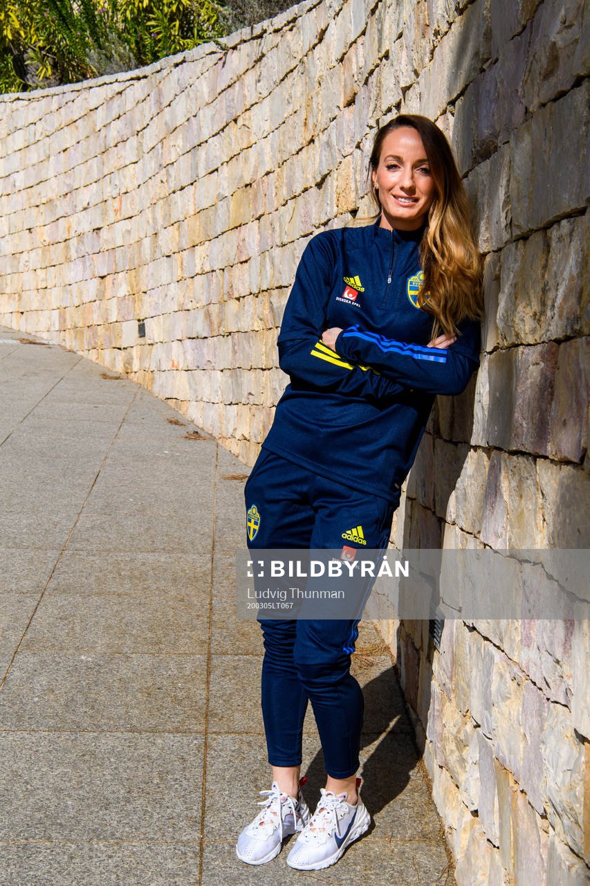 Kosovare Asllani poses for a portrait
