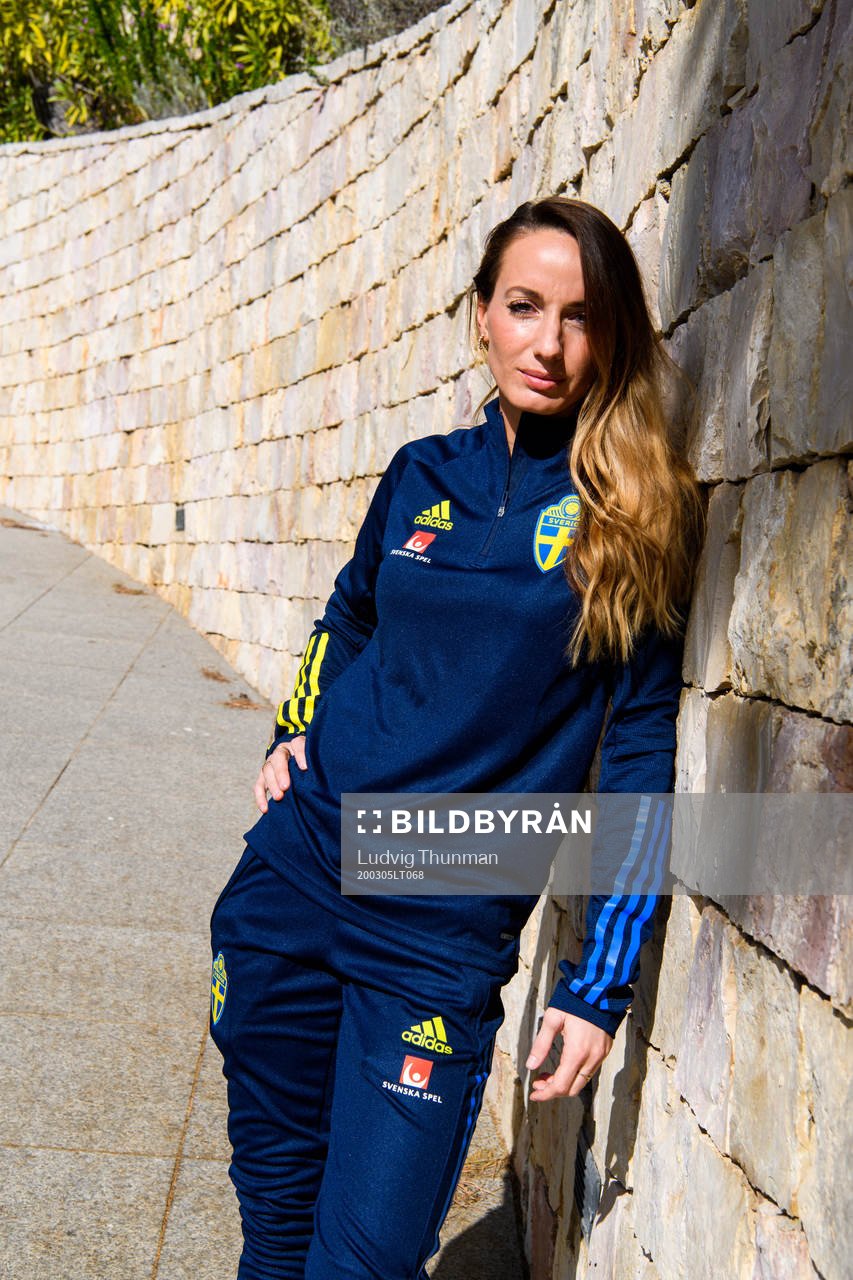 Kosovare Asllani poses for a portrait