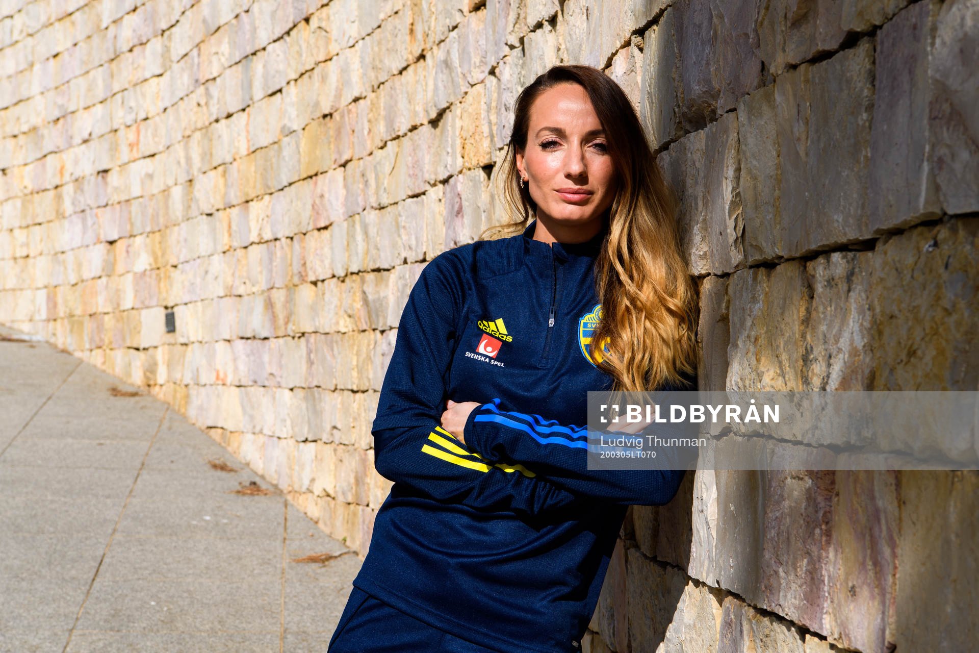 Kosovare Asllani poses for a portrait