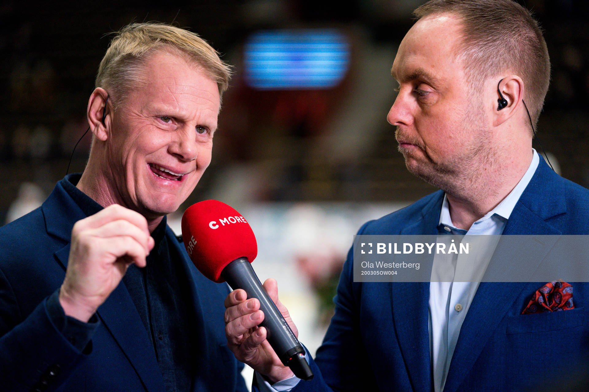 Cmores expert Niklas Wikegård och kommentator Johan Edlund