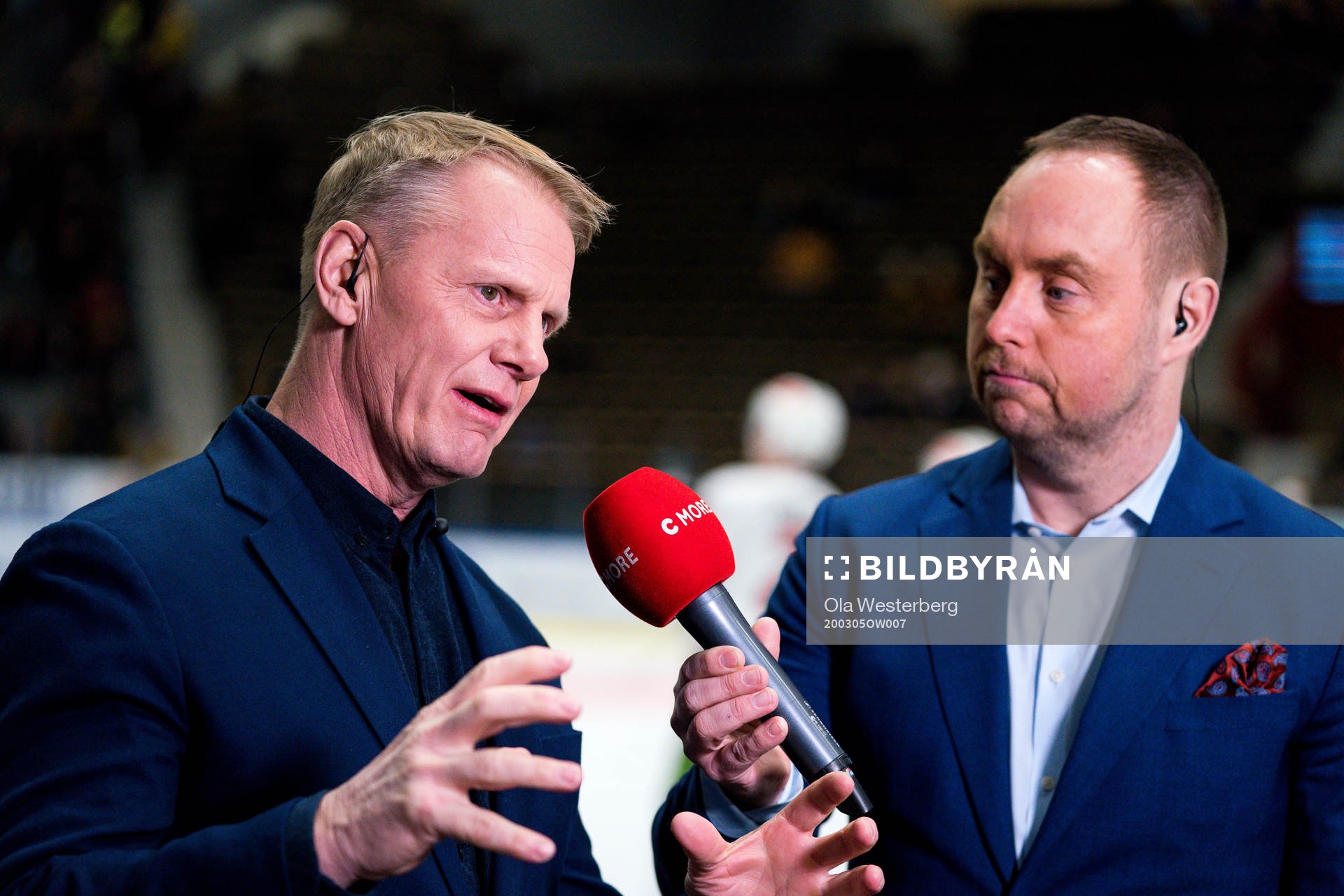 Cmores expert Niklas Wikegård och kommentator Johan Edlund