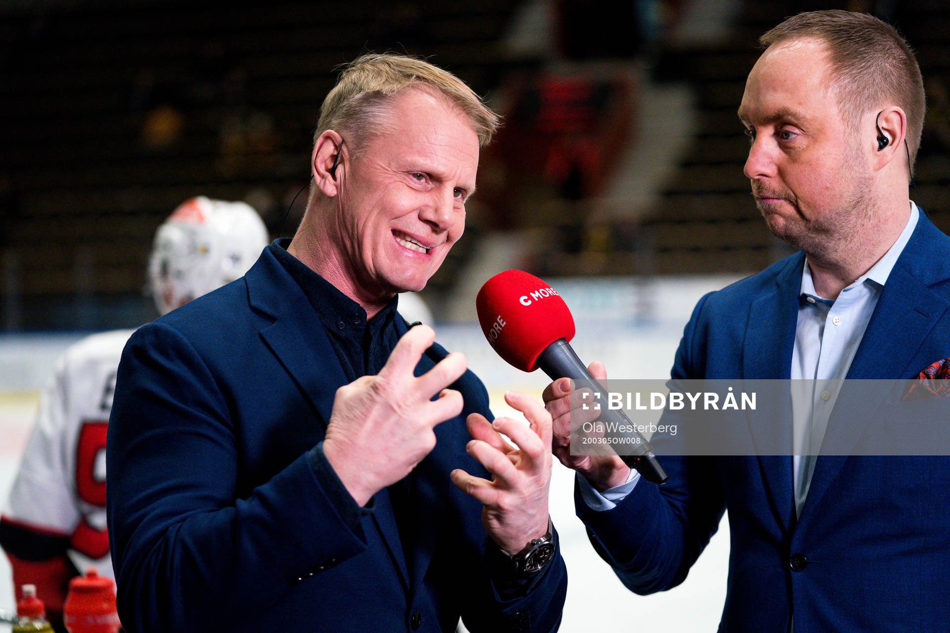 Cmores expert Niklas Wikegård och kommentator Johan Edlund