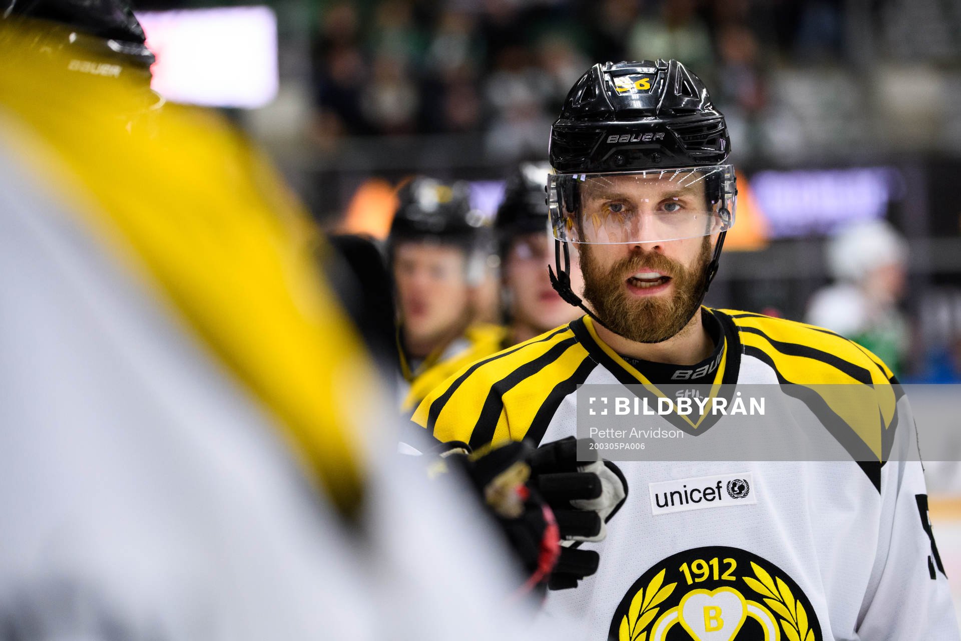 Brynäs Jonathan Sigalet jublar