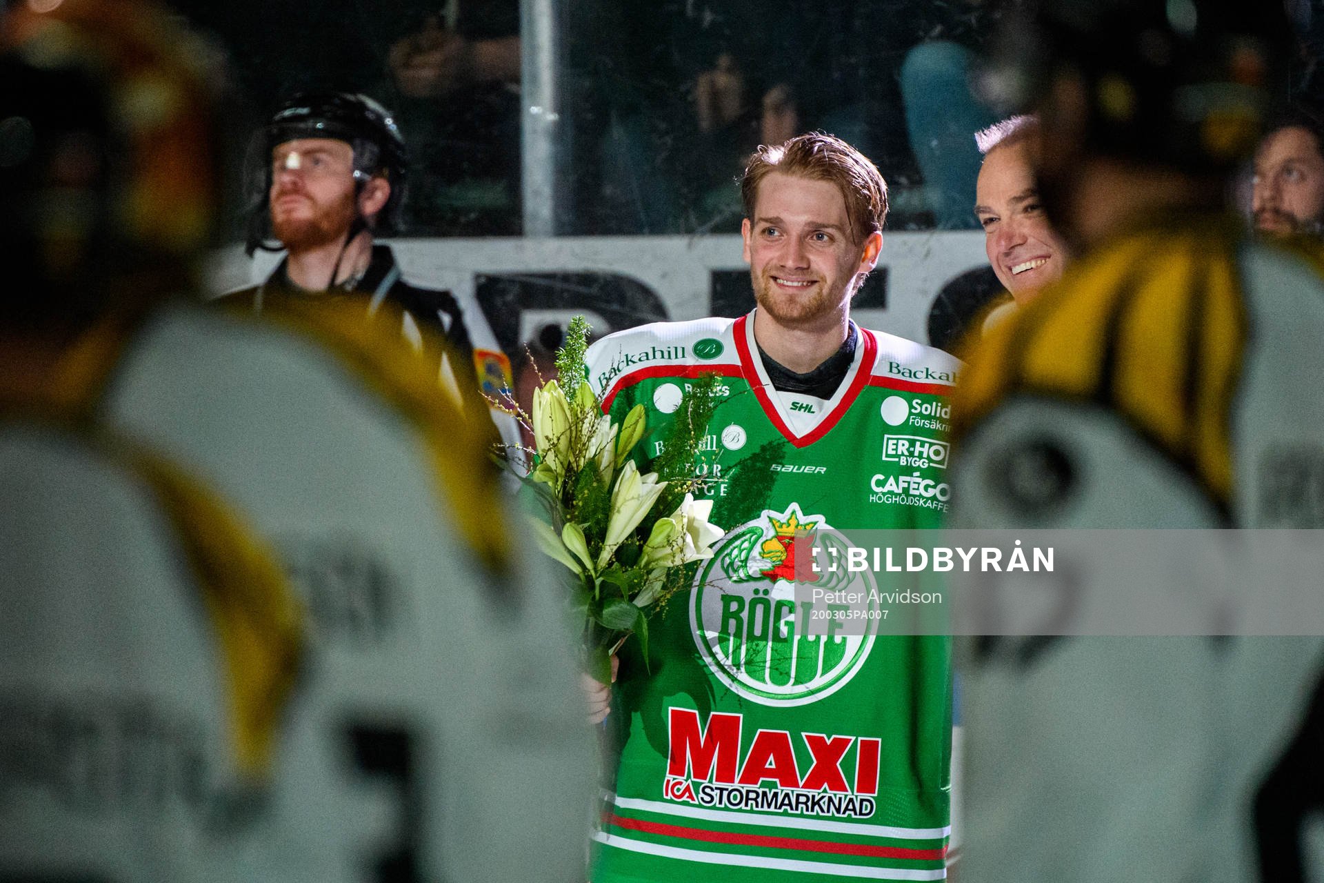 Rögles Simon Ryfors uppmärksammas för 200 spelade SHL