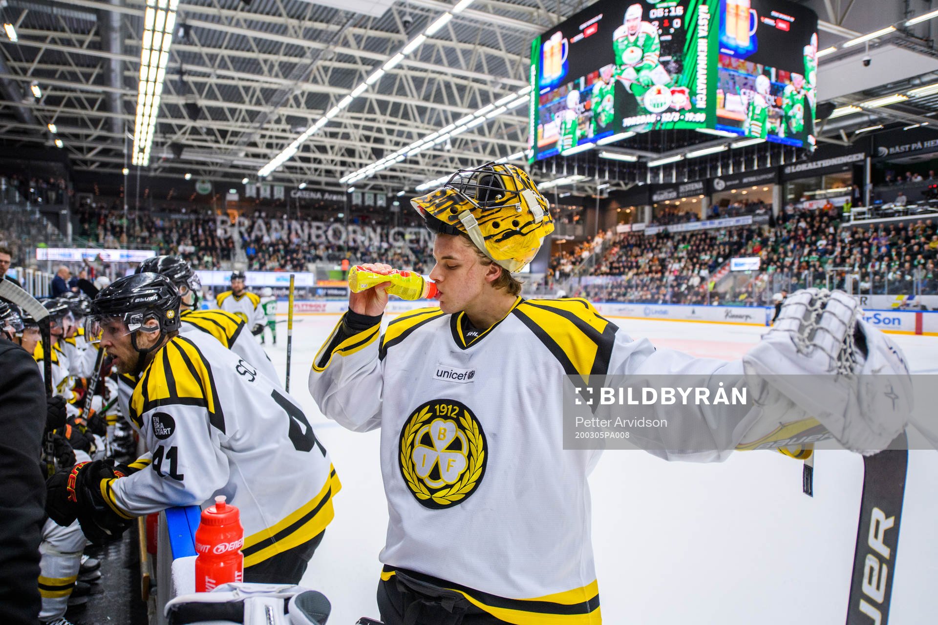 Brynäs målvakt Samuel Ersson