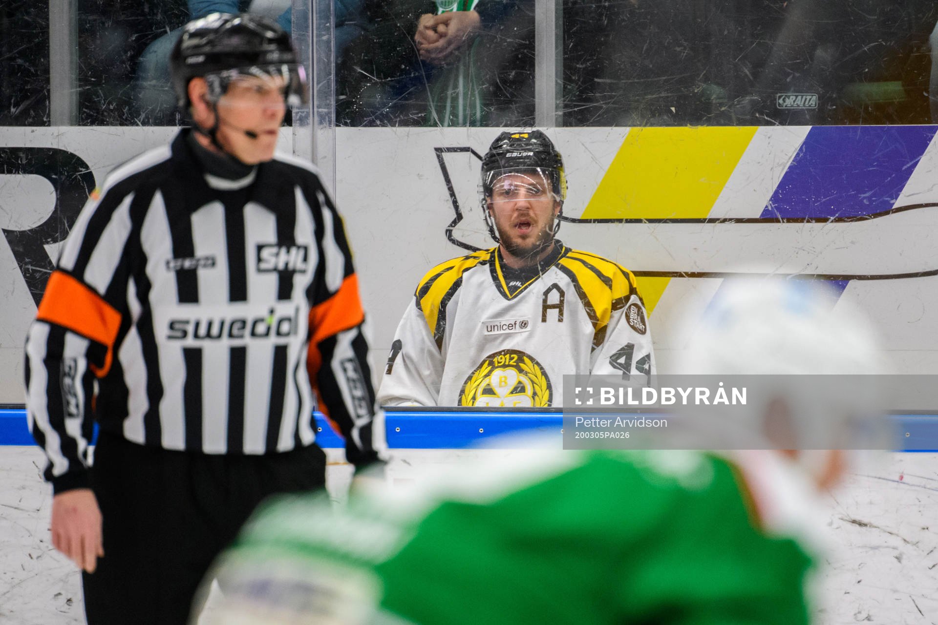 Brynäs Jacob Blomqvist i utvisningsbåset