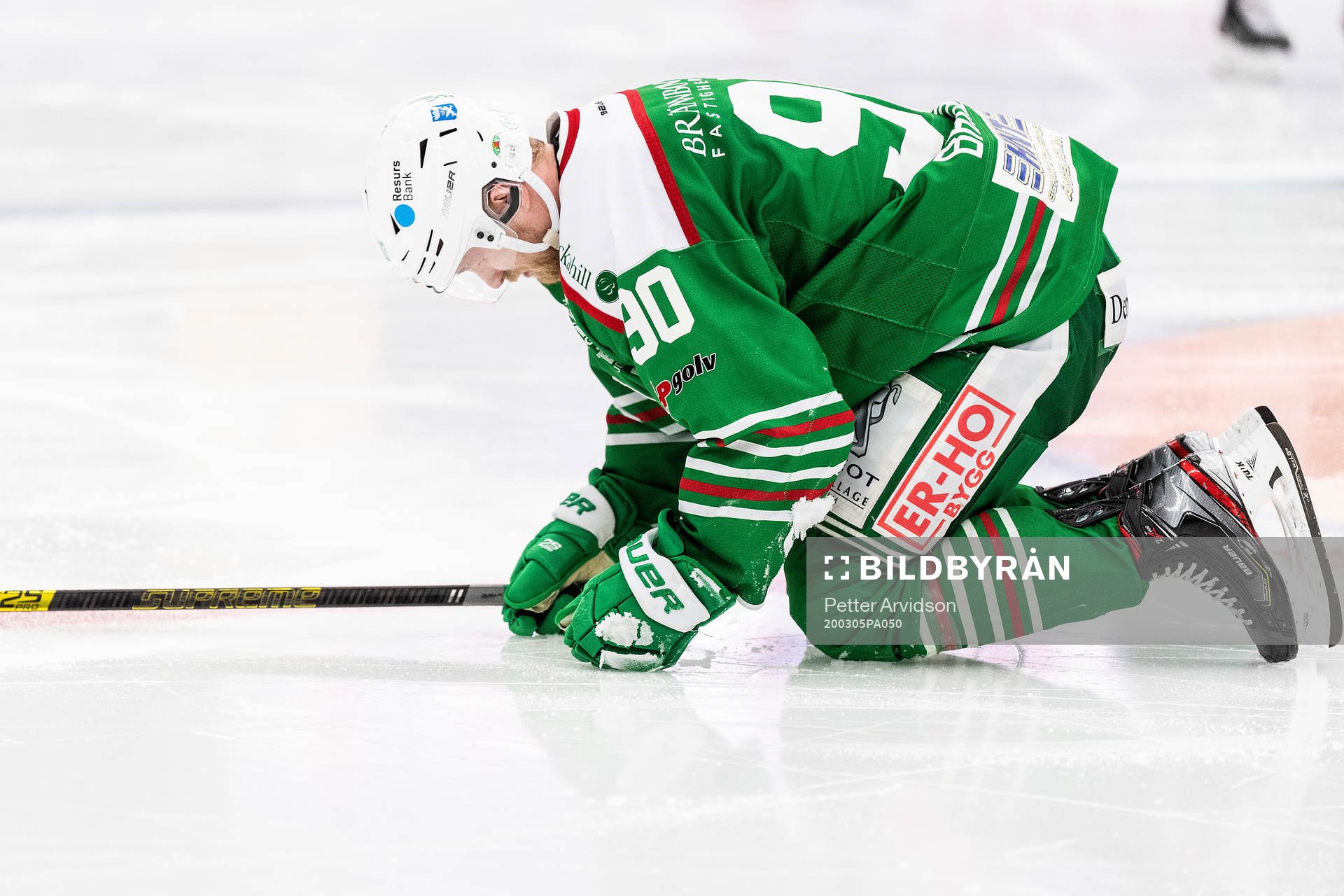 Rögles Ted Brithén har ont