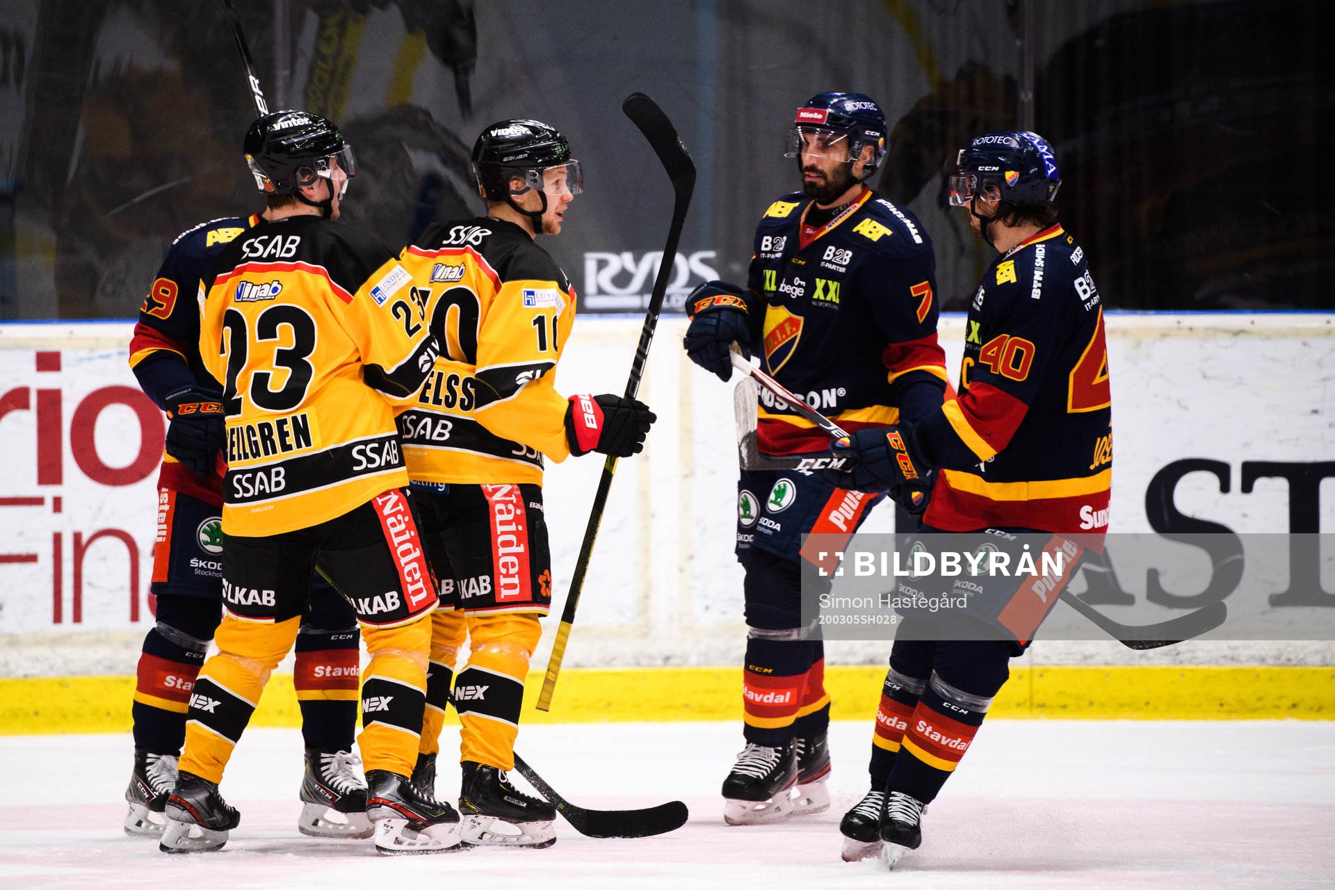 Bråk mellan Luleås Jesper Sellgren, Einar Emanuelsson och