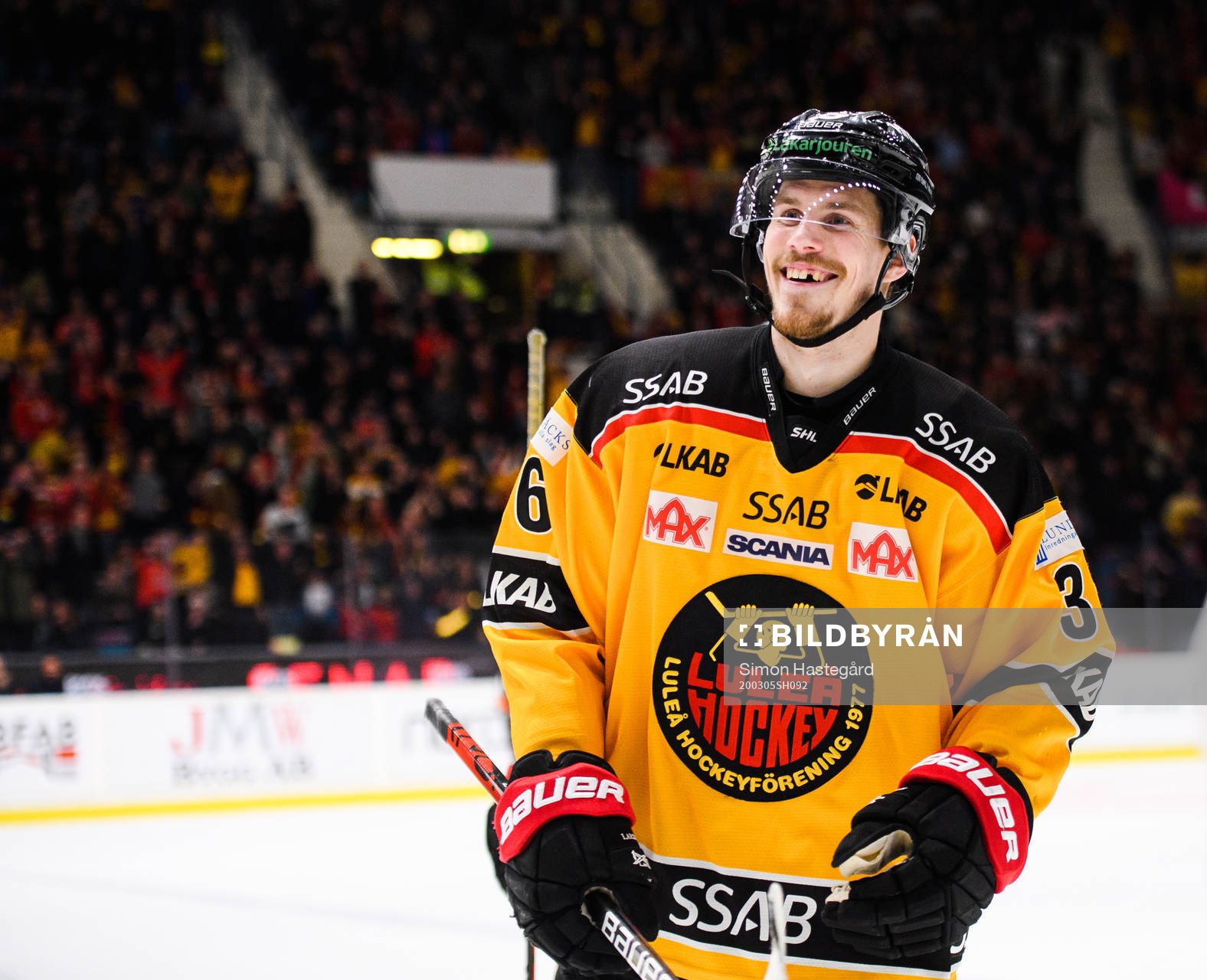 Luleås Emil Larsson jublar