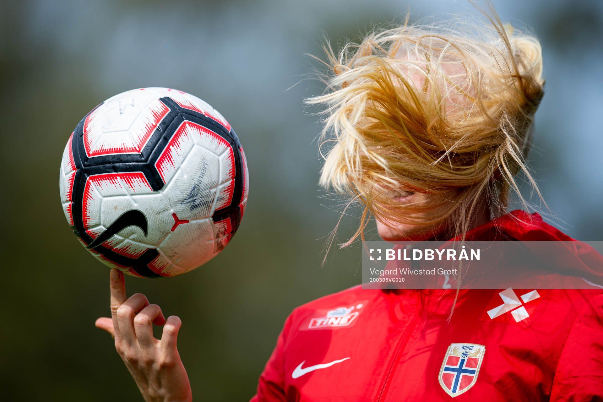 Maria Thorisdottir of the Norwegian women’s national